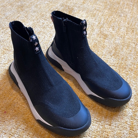 Zara Shoes Zara Girls Black Sock Shoes Poshmark